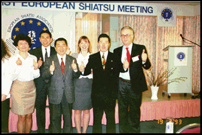 05 Hilversum 1993 Roberto con i Maestri Takashi  e Toru Namikoshi