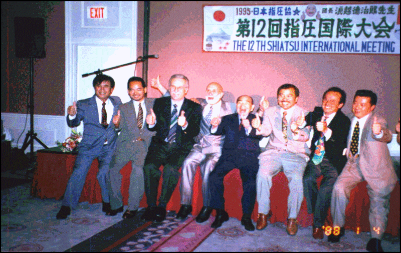 11 Il Maestro Tokujiro  con i Maestri delle principali Scuole internazionali